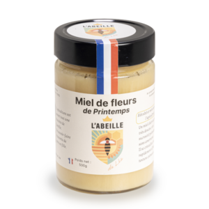Pot de Miel de fleurs de printemps français - L'Abeille de Léa 500g