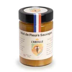 Pot de Miel de fleurs sauvages français - L'Abeille de Léa 500g